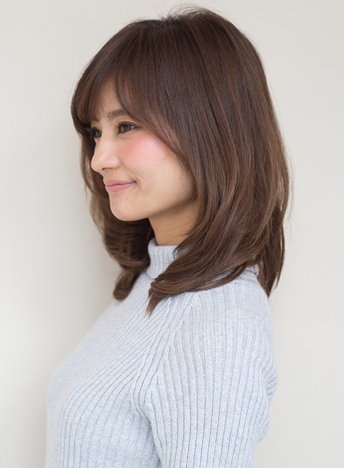 ミディアム ひし形シルエット Afloat Japanの髪型 ヘアスタイル ヘアカタログ 2020秋冬