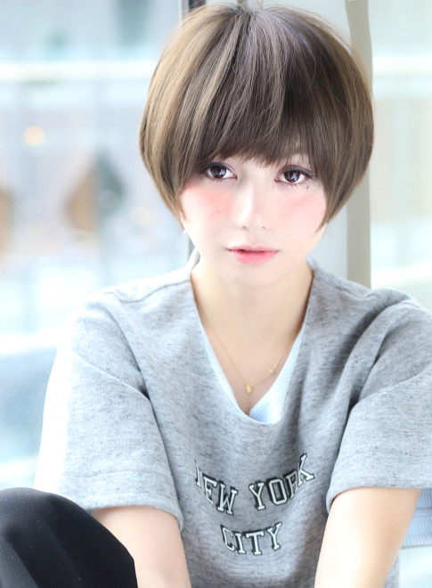 ショートヘア 小顔ショート 縮毛矯正にも Afloat Japanの髪型 ヘア