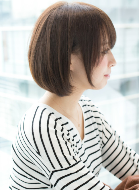 ボブ 春のフェミニンボブ 縮毛矯正にも Afloat Japanの髪型 ヘアスタイル ヘアカタログ 21春夏