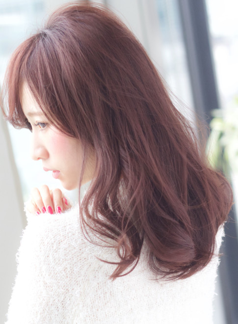 ロング トレンドヘアカラー ドーリーピンク Afloat Japanの髪型 ヘアスタイル ヘアカタログ 21春夏