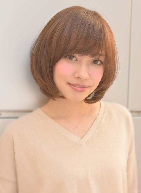 ボブ 小顔前髪ふんわりボブ Red Hotの髪型 ヘアスタイル ヘアカタログ 21春夏