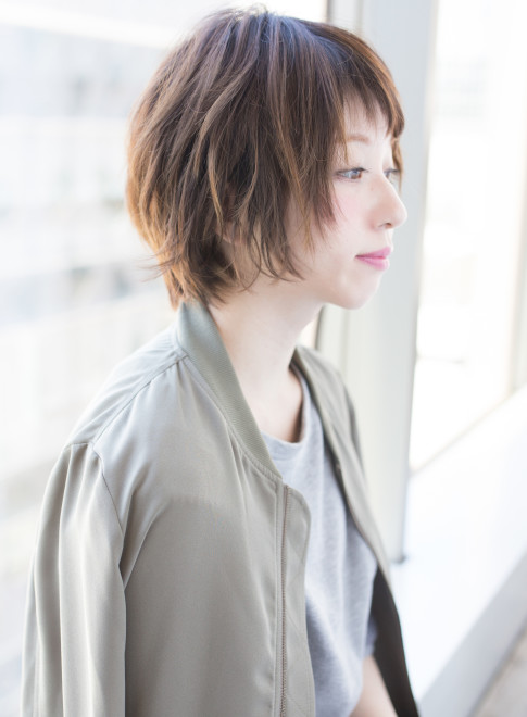 ショートヘア くせ毛風カール 縮毛矯正にも Afloat Japanの髪型