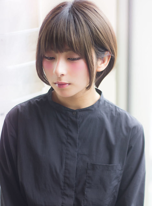 ショートヘア 小顔になるショートボブ Afloat Japanの髪型 ヘア