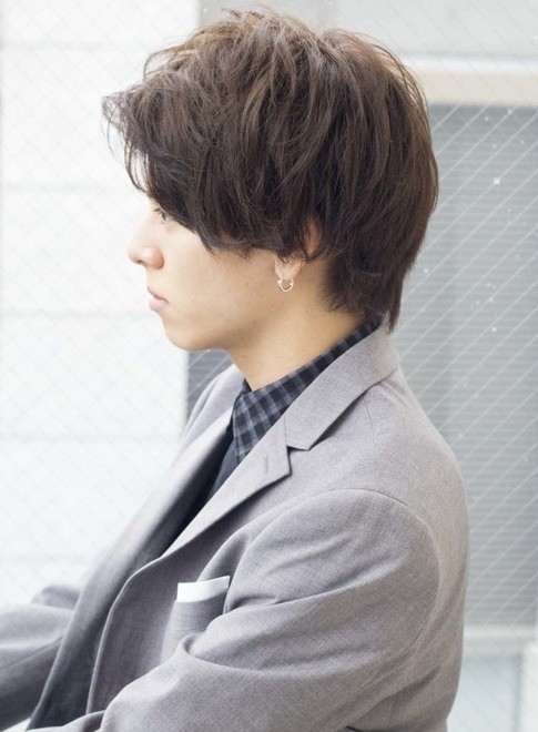 メンズ 大人のハーフアップバング Afloat Japanの髪型 ヘアスタイル
