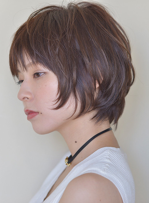 ショートヘア レイヤーショートスタイル Marinateの髪型 ヘアスタイル ヘアカタログ 21夏 秋