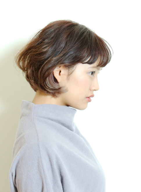 ボブ 冬のフラッフィー ボブ Beautrium 福岡の髪型 ヘアスタイル ヘアカタログ 21春夏