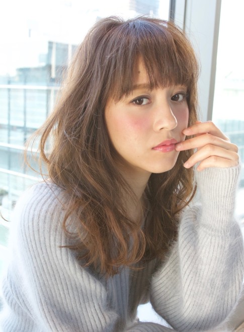 ロング モテ髪 ふんわりパーマ Afloat Japanの髪型 ヘアスタイル ヘアカタログ 21春夏