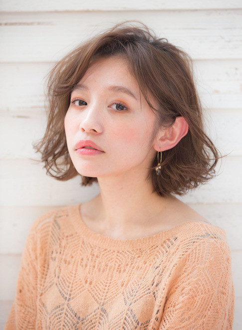 ボブ 優しい印象のふんわりパーマボブ Drive For Gardenの髪型 ヘアスタイル ヘアカタログ 21春夏