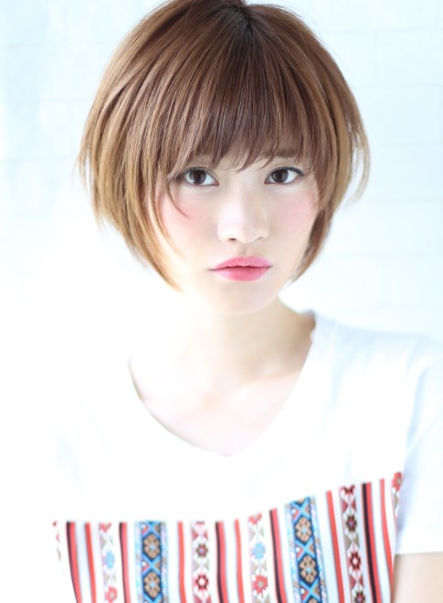 ショートヘア 輪郭矯正 カット技術 Afloat Japanの髪型 ヘアスタイル