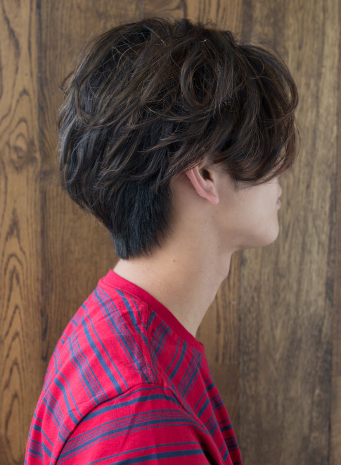 メンズ 前下がりナチュラルパーマスタイル Afloat Japanの髪型 ヘアスタイル ヘアカタログ 21春夏