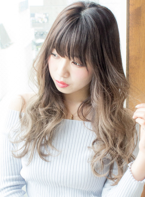 ロング ロングラデーション Afloat Japanの髪型 ヘアスタイル ヘアカタログ 21春夏