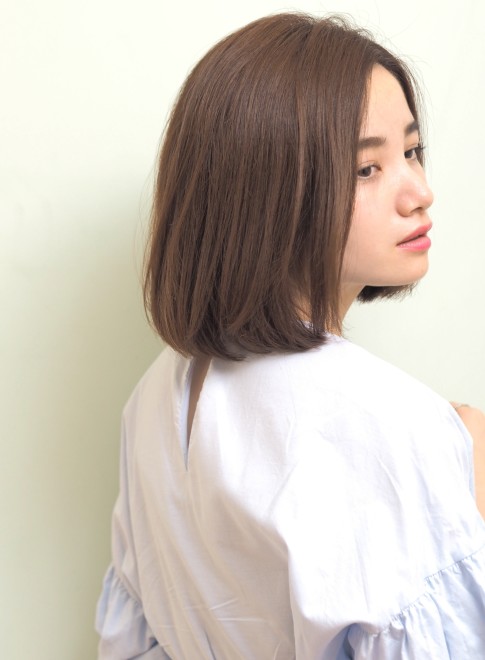 ボブ シンプルストレートボブ Beautrium 265の髪型 ヘアスタイル ヘアカタログ 秋冬