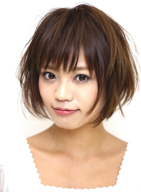 ボブ 大人可愛いザクザクな束感のオシャレボブ Gokan Omotesando の髪型 ヘアスタイル ヘアカタログ 21春夏