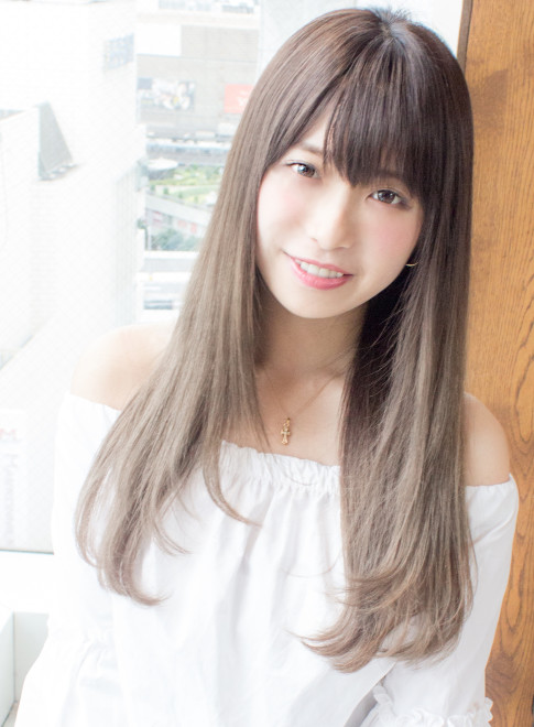 ロング Afloat明日香のロングストレート Afloat Japanの髪型 ヘアスタイル ヘアカタログ 21夏 秋