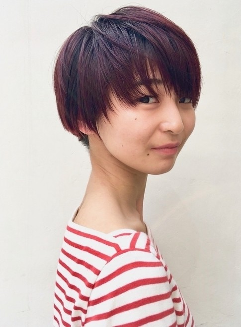 ベリーショート 個性的な髪型 赤髪のベリーショート Gokan Omotesando の髪型 ヘアスタイル ヘアカタログ 21春夏