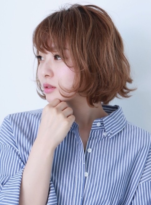 ボブ 大人の可愛いパーマショートボブ Beautrium Peninsulaの髪型 ヘアスタイル ヘアカタログ 21春夏