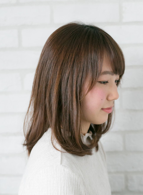 ミディアム 大人可愛い小顔ナチュラル内巻きカールボブ Garden Aoyamaの髪型 ヘアスタイル ヘアカタログ 21春夏