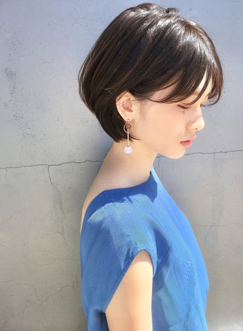 ショートヘア 横顔美人な小顔ショートボブ Garden Aoyamaの髪型 ヘアスタイル ヘアカタログ 21春夏