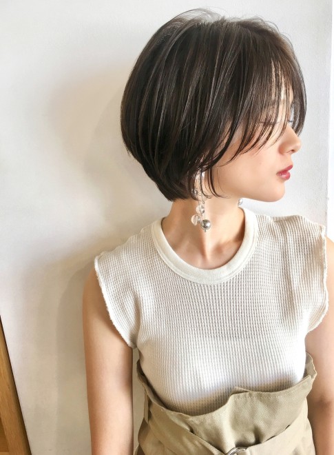 ショートヘア 丸みかわいい小顔ショートグラデーション Garden Aoyamaの髪型 ヘアスタイル ヘアカタログ 21春夏