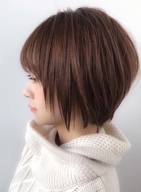 ショートヘア 大人かわいいショートボブ Afloat Japanの髪型 ヘアスタイル ヘアカタログ 2020秋冬