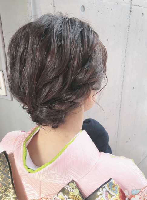 ショートヘア ショートボブヘアアレンジ Hair Atelier Merの髪型 ヘアスタイル ヘアカタログ 21春夏