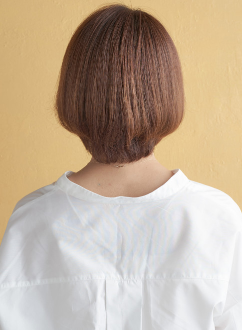 ショートヘア 大人かわいいショートボブ 3dカラー Minx 青山店の髪型