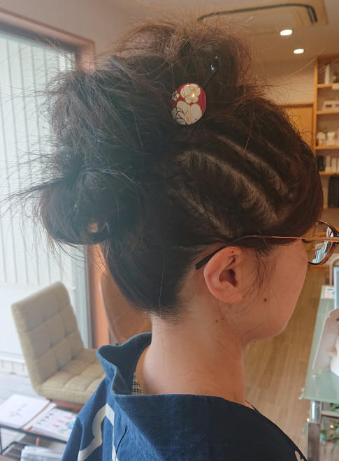 ミディアム 浜松祭りセット Pippi Finoの髪型 ヘアスタイル ヘア