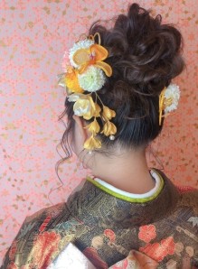 20代 ヘアアレンジ 着物 画像あり の髪型 ヘアスタイル ヘアカタログ情報 2020秋冬