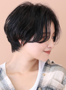 紺 髪色 画像あり の髪型 ヘアスタイル ヘアカタログ情報 21春夏