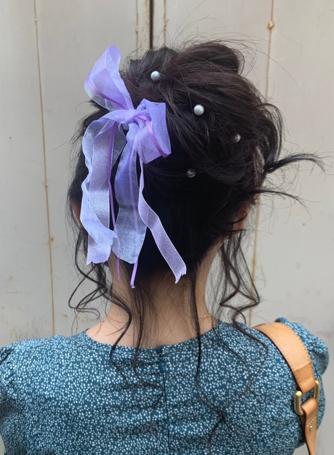 ミディアム ゆるふわアップスタイル Soin By Poshの髪型 ヘアスタイル ヘアカタログ 21春夏