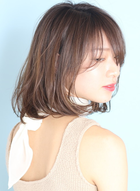 ボブ モテ髪愛されミディボブ Beautrium Ginzaの髪型 ヘアスタイル ヘアカタログ 21秋冬