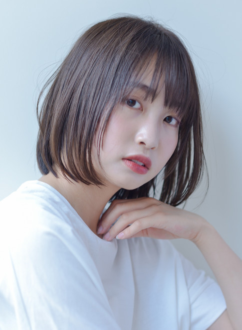 ボブ ワンレン シースルーボブ Atelier Ittowaの髪型 ヘアスタイル ヘアカタログ 21春夏