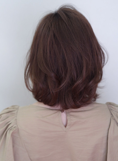 75 ウルフボブ デジタル パーマ 髪型 50 代 無料のヘアスタイル画像