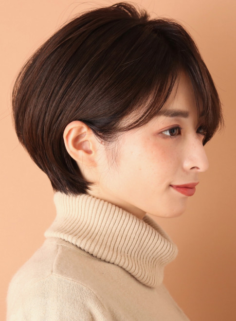 ショートヘア まとまりやすい 丸みショートボブ Beautrium 青山の髪型 ヘアスタイル ヘアカタログ 21春夏