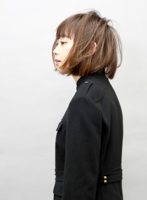 ボブ 個性的 モードでかっこいい無造作ボブ Gokan Omotesando の髪型 ヘアスタイル ヘアカタログ 21春夏
