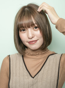 ボブ 面長 顎下 画像あり の髪型 ヘアスタイル ヘアカタログ情報 21春夏