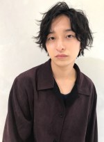 アッシュ ブラック メンズ 髪色 画像あり の髪型 ヘアスタイル ヘア