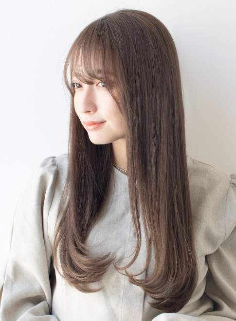 ロング ナチュラルストレート Afloat Japanの髪型 ヘアスタイル