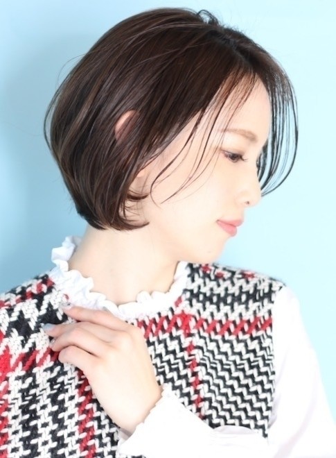 ショートヘア 40代50代 美しいひし形ショートボブ Beautrium Ginzaの髪型 ヘアスタイル ヘアカタログ 21春夏