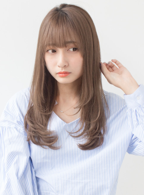 セミロング 大人かわいいさらさらロングストレート Afloat Japanの髪型 ヘアスタイル ヘアカタログ 21春夏