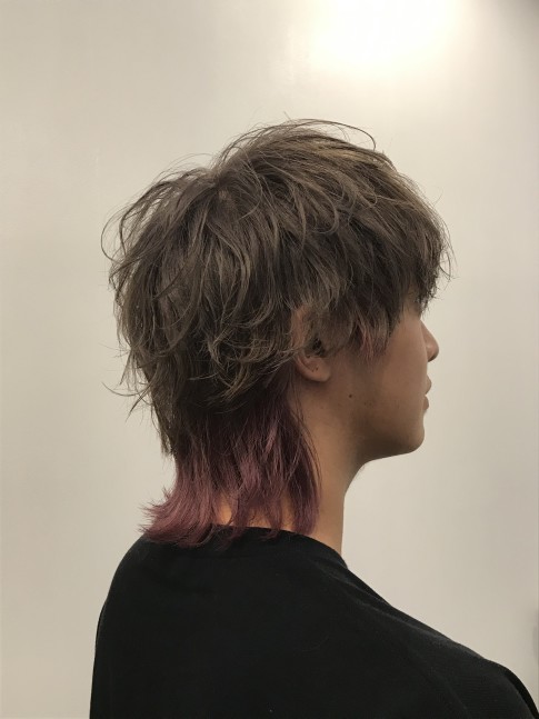 メンズ デザインツートンマッシュウルフ Virgoの髪型 ヘアスタイル ヘアカタログ 21夏 秋