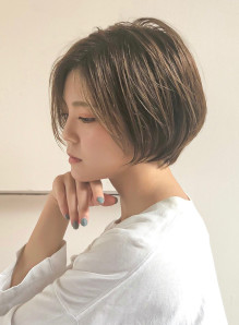 かきあげ ボブ 画像あり の髪型 ヘアスタイル ヘアカタログ情報 21春夏