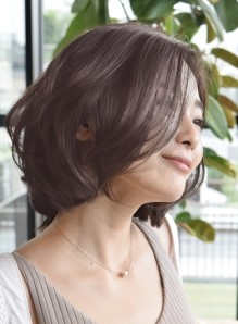 50代 レイヤーボブ 画像あり の髪型 ヘアスタイル ヘアカタログ情報 21春夏