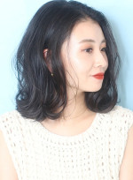 ロブ 黒髪 画像あり の髪型 ヘアスタイル ヘアカタログ情報 21春夏