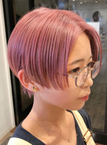 アッシュ ショート ピンク 画像あり の髪型 ヘアスタイル ヘアカタログ情報 21春夏