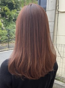 オレンジ ピンク 髪色 画像あり の髪型 ヘアスタイル ヘアカタログ情報 21春夏
