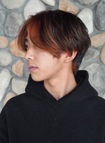 オレンジ メンズ 髪色 画像あり の髪型 ヘアスタイル ヘアカタログ情報 21春夏