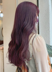 ピンクバイオレット 髪色 画像あり の髪型 ヘアスタイル ヘアカタログ情報 21春夏
