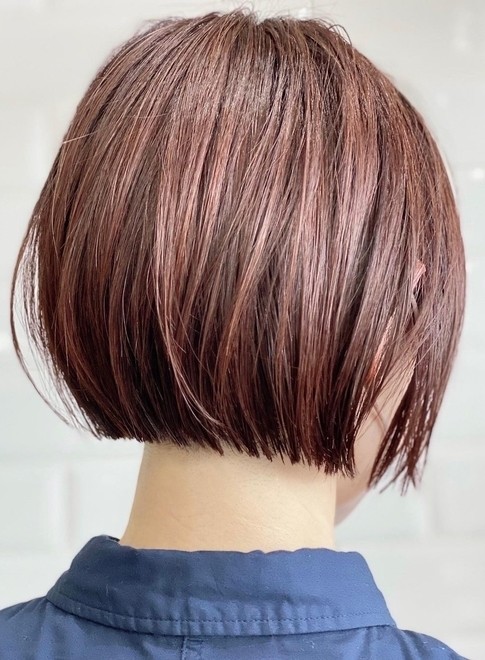 ショートヘア 春色ショートボブ Hair Salon Jazooの髪型 ヘアスタイル ヘアカタログ 22秋冬