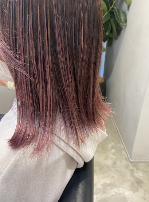 ミディアム ハイライトたっぷりピンクカラー Letonの髪型 ヘアスタイル ヘアカタログ 21春夏